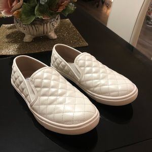Steve Madden Slip-on All-White Shoes